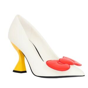 Katy Perry x Hello Kitty 50th Anniversary Bow Pumps - White - Size 5